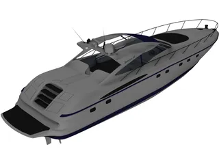 Sarnico 65 Yacht 3D Model