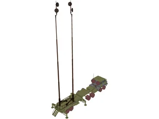 Patriot Antenna 3D Model