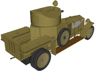 Rolls Royce Mk I (1941) 3D Model