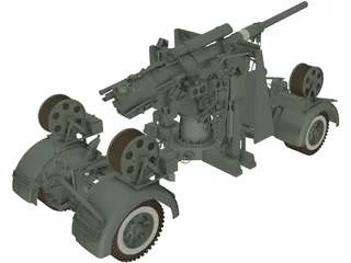 Flak 88 3D Model