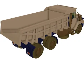 Dump Truck 3D Model