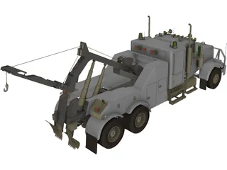 Wreck Recovery Truck 3D Model