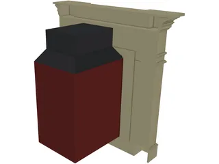 Fireplace 3D Model