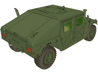 Hummer (1993) 3D Model