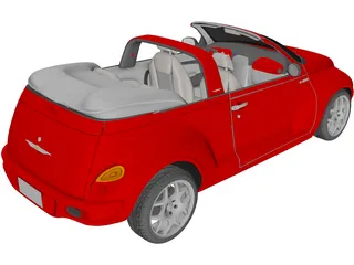 Chrysler PT Cruiser Cabriolet (2004) 3D Model