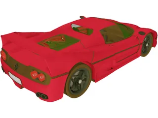 Ferrari F50 (1995) 3D Model