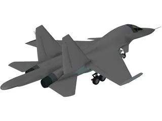 Sukhoi Su-34 Fullback 3D Model