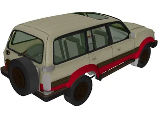 Toyota Land Cruiser (1980) 3D Model