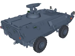 Mowag Piranha 4x4 3D Model