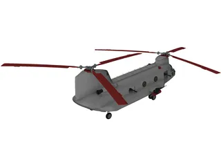 Boeing ACH-47 Chinook 3D Model