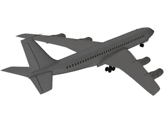 Boeing 707 3D Model