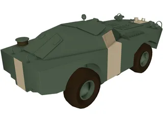 BRDM-1 3D Model