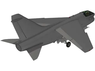 A-7 Corsair II 3D Model