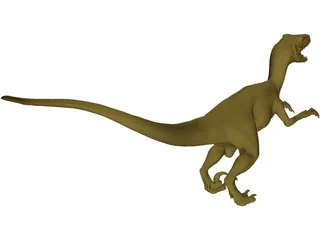 Deinonychus 3D Model