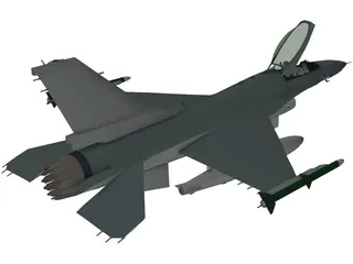 F-16C 3D Model