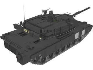 M1A2 Abrams 3D Model