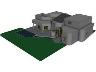 House One And Half Story 3D Model