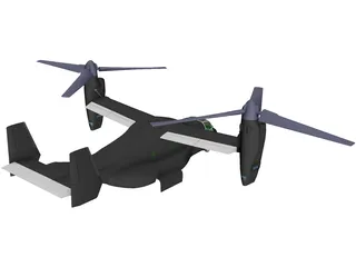 Bell-Boeing V-22 Osprey 3D Model