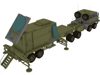 Patriot Radar 3D Model