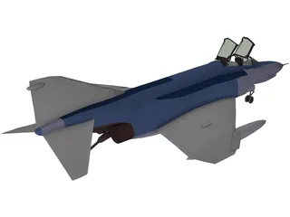 McDonnell Douglas F-4 Phantom II 3D Model