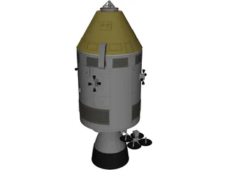 Apollo Spacecraft 3D Model