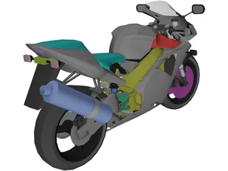 Honda CBR 959RR 3D Model