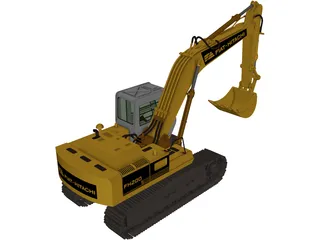 Excavator Fiat Hitachi FH200 3D Model