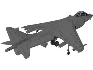 AV-8B Harrier II 3D Model