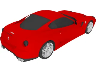 Ferrari 599 GTB Fiorano 3D Model