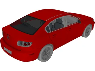 Mazda 3 Sedan (2004) 3D Model