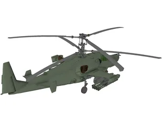 Kamov Ka-50 Hokum 3D Model