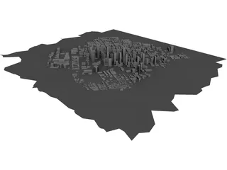 City Los Angeles (California) 3D Model