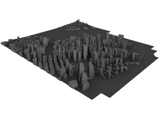 City Part Lower Manhattan (New York) 3D Model