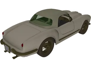 Lancia Aurelia B24 Spider (1955) 3D Model