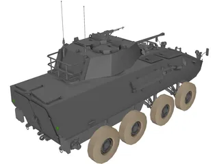 Lav 25 Piranha 3D Model