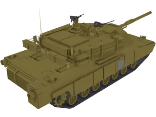 M1A1 Abrams 3D Model