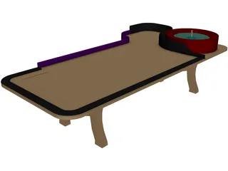 Roulette Table 3D Model