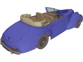 Talbot Lago (1959) 3D Model