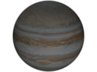 Planet Jupiter 3D Model