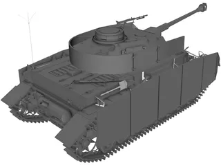 Panzer IV 3D Model