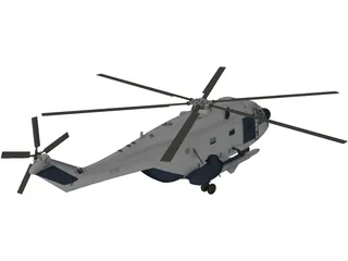 Aerospatiale SA 321 Super Frelon 3D Model