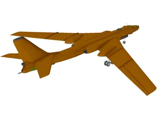 Tupolev Tu-16 Badger 3D Model