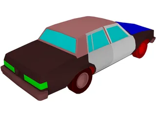 Chevrolet Malibu (1983) 3D Model