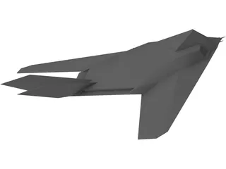 F-117 3D Model