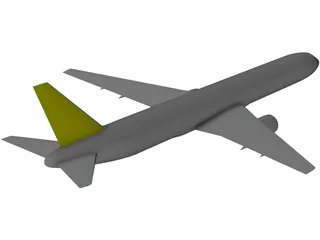 Boeing 767-300 3D Model