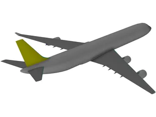 Airbus A340 3D Model