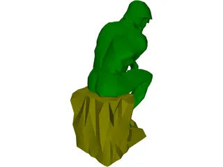 Thinker 3D Model