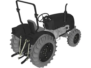 Tractor 3D Model