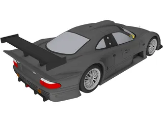 Mercedes-Benz CLK GTR (1998) 3D Model