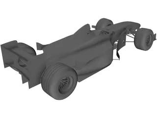 Formula 1 Car (1998) 3D Model